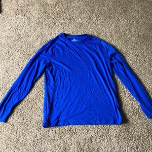 Dark Blue long sleeve mens active wear.